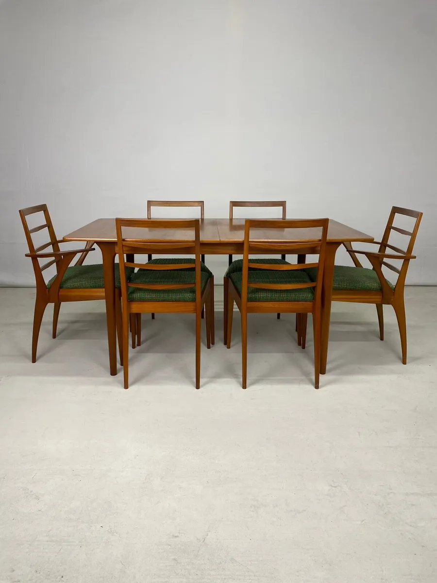 McIntosh Mid Century Teak Table & Chairs - Image 3