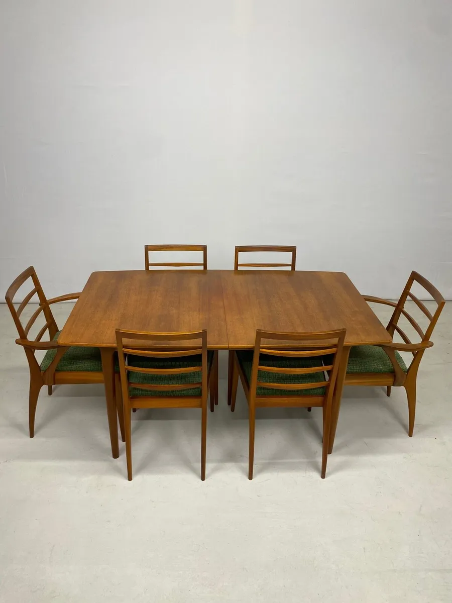 McIntosh Mid Century Teak Table & Chairs - Image 4