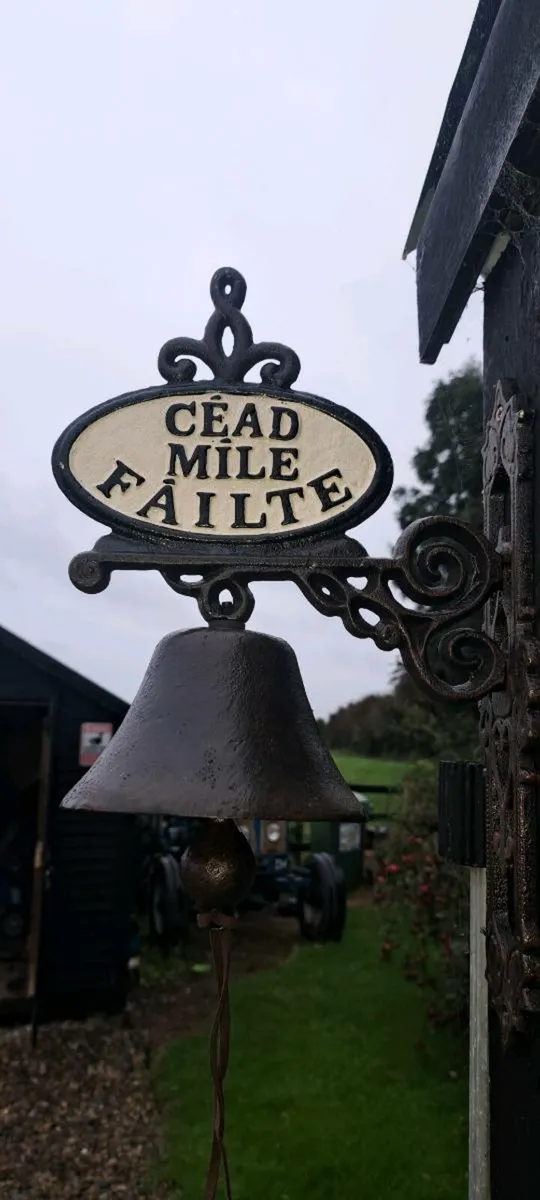 Cead mile falta cast iron bell - Image 1