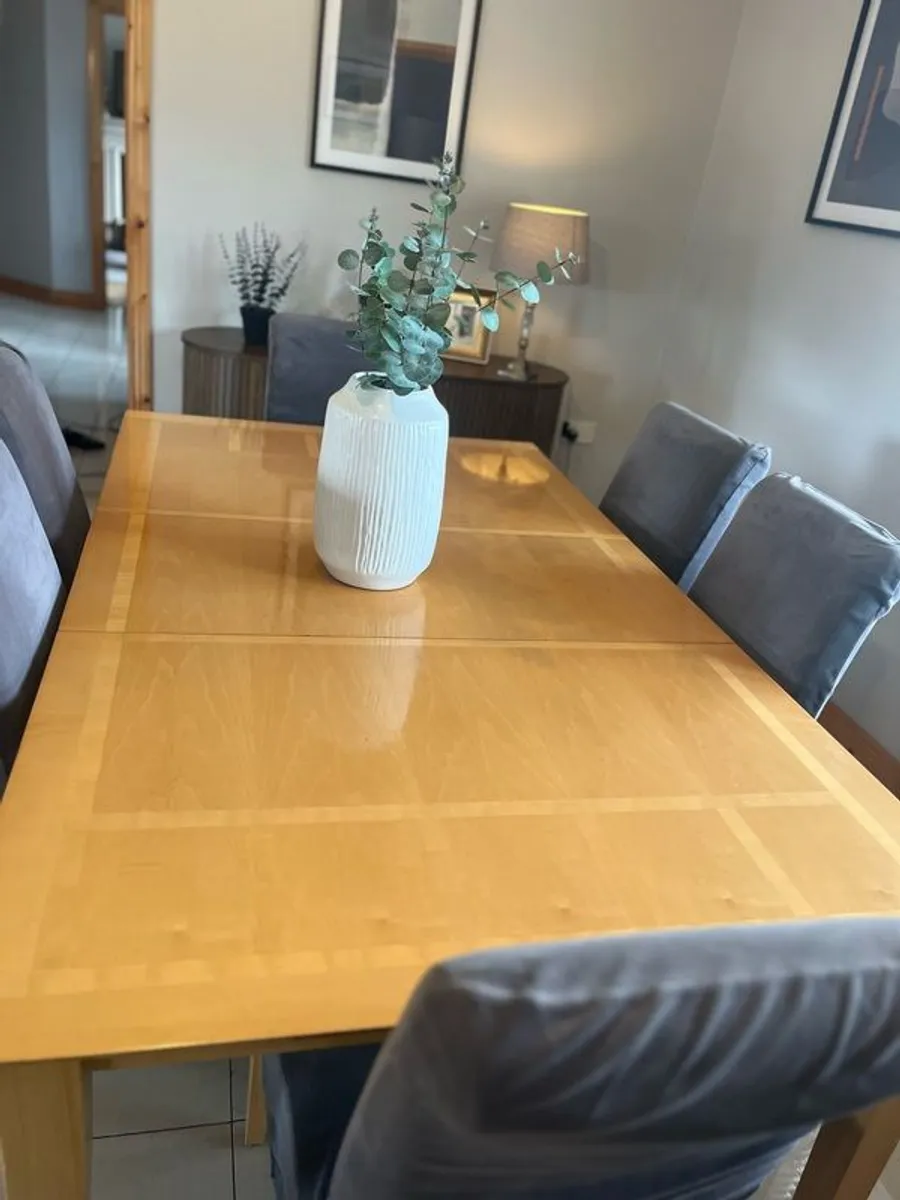 Dining table and 6 chairs - Image 4