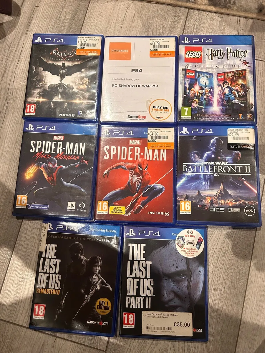 PlayStation 4 500gb White (no box) with games - Image 2