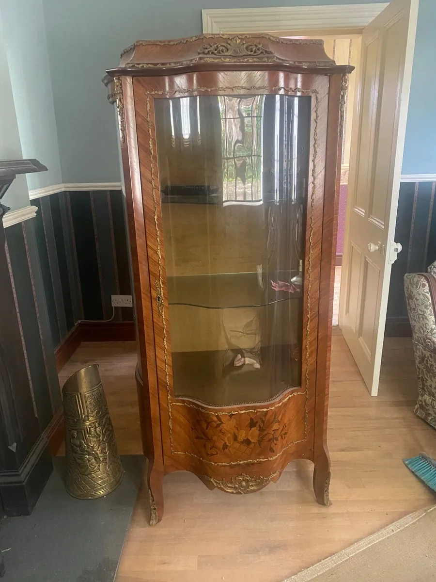 Antique Display Cabinet - Image 1
