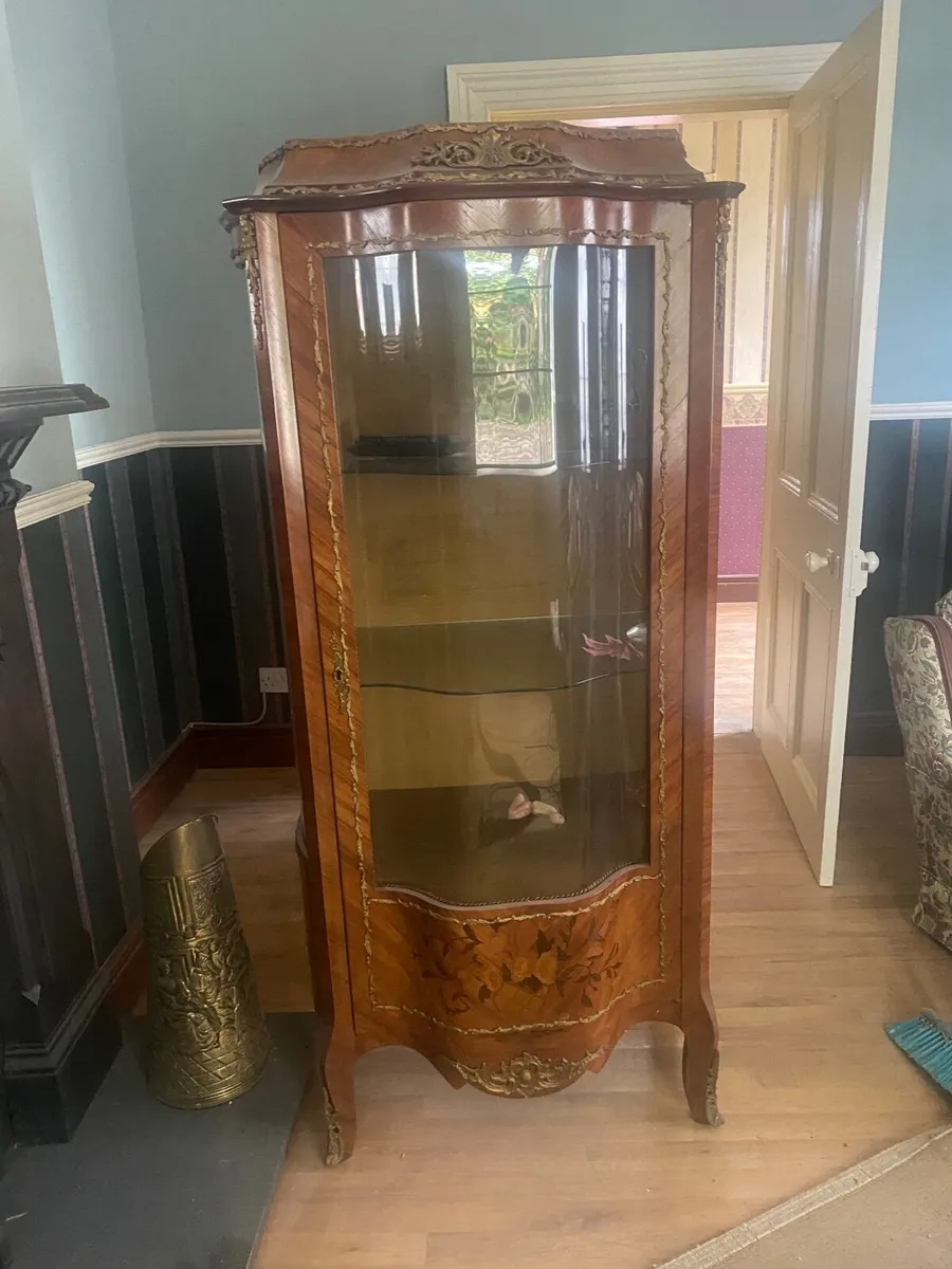 Antique Display Cabinet - Image 2