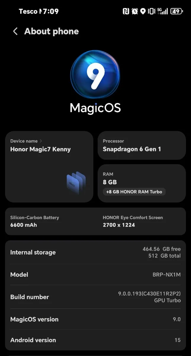 Honor magic 7 lite 16gb ram 500gb storage - Image 3