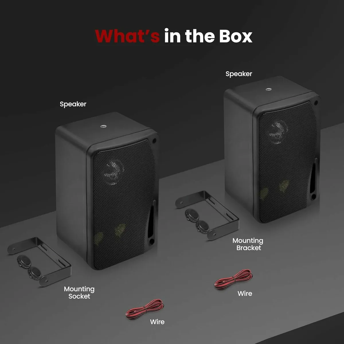 Outdoor Marine Speakers – 200W Waterproof 3-Way W - Image 1