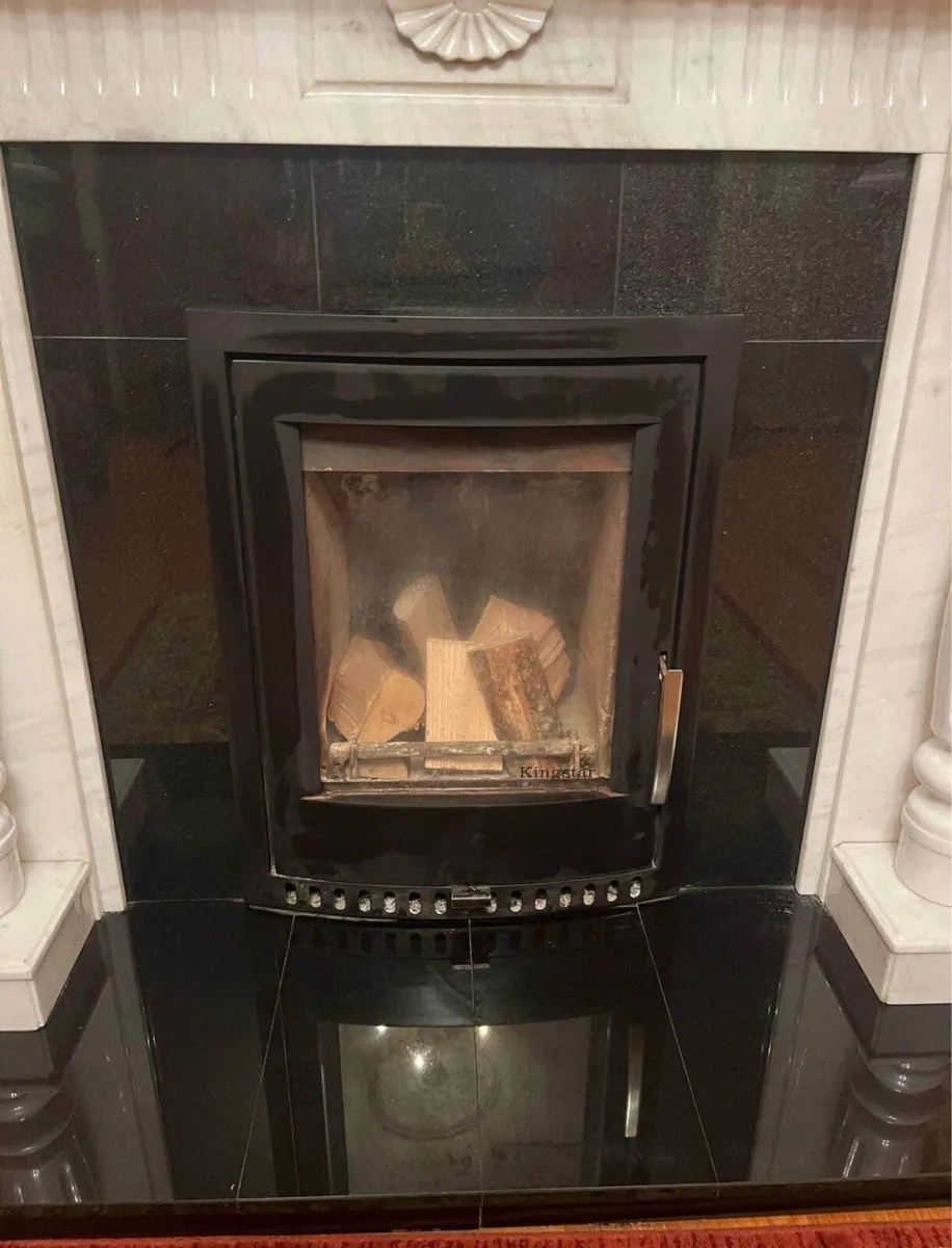 Kingstar Elmm insert stove&Black granite surround - Image 3
