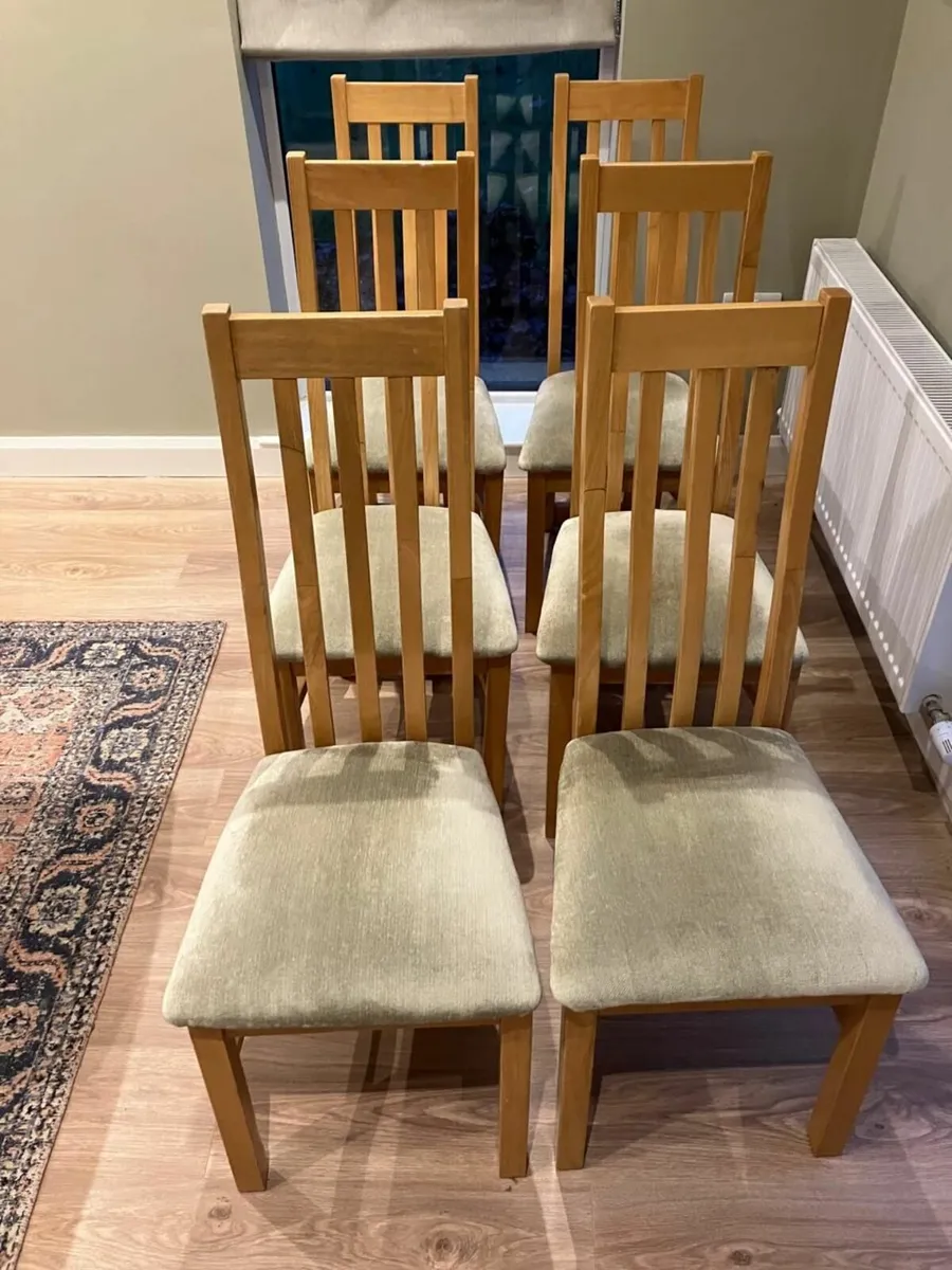 Dining table and 6 chairs - Image 1