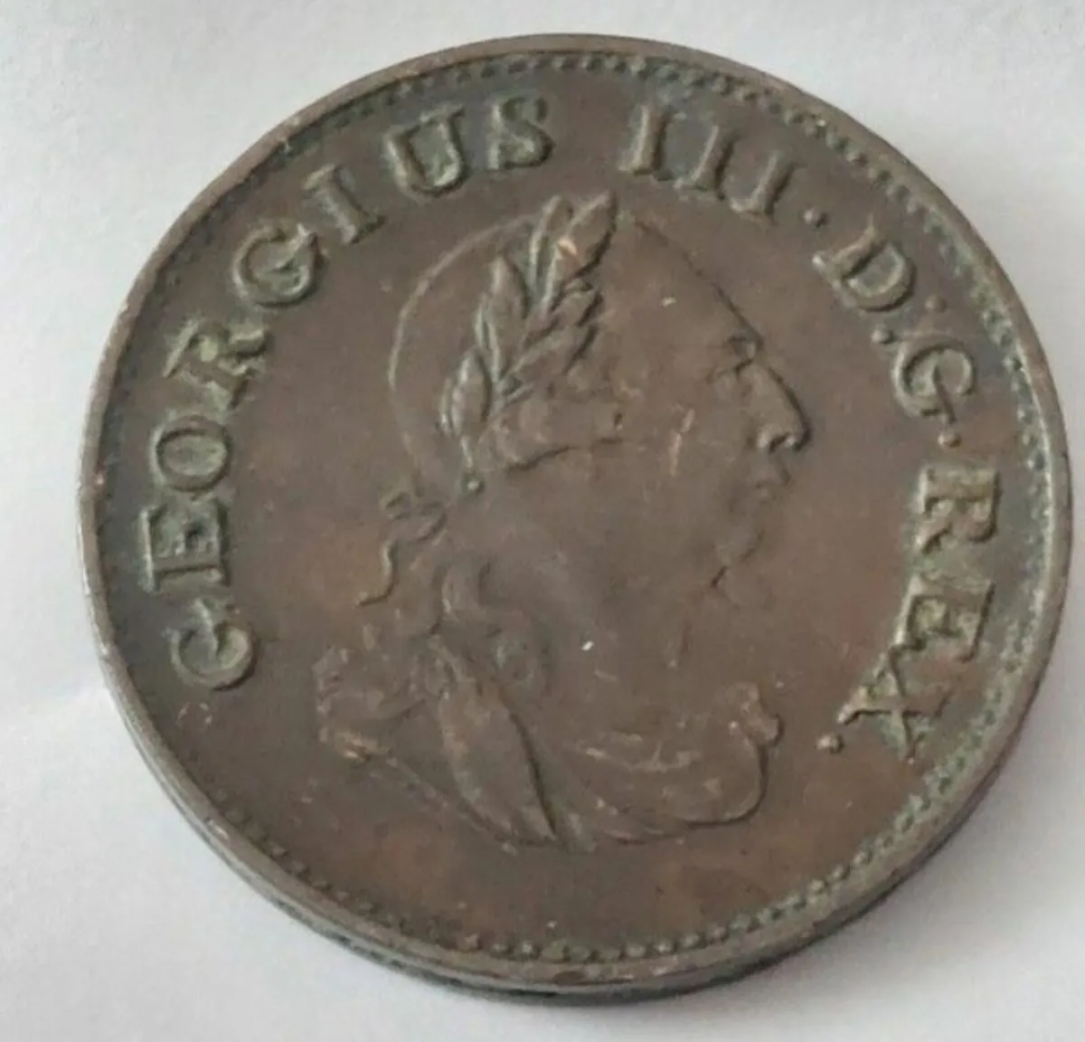1806 IRISH HIBERNIA .FARTHING MINTED CION.... - Image 2