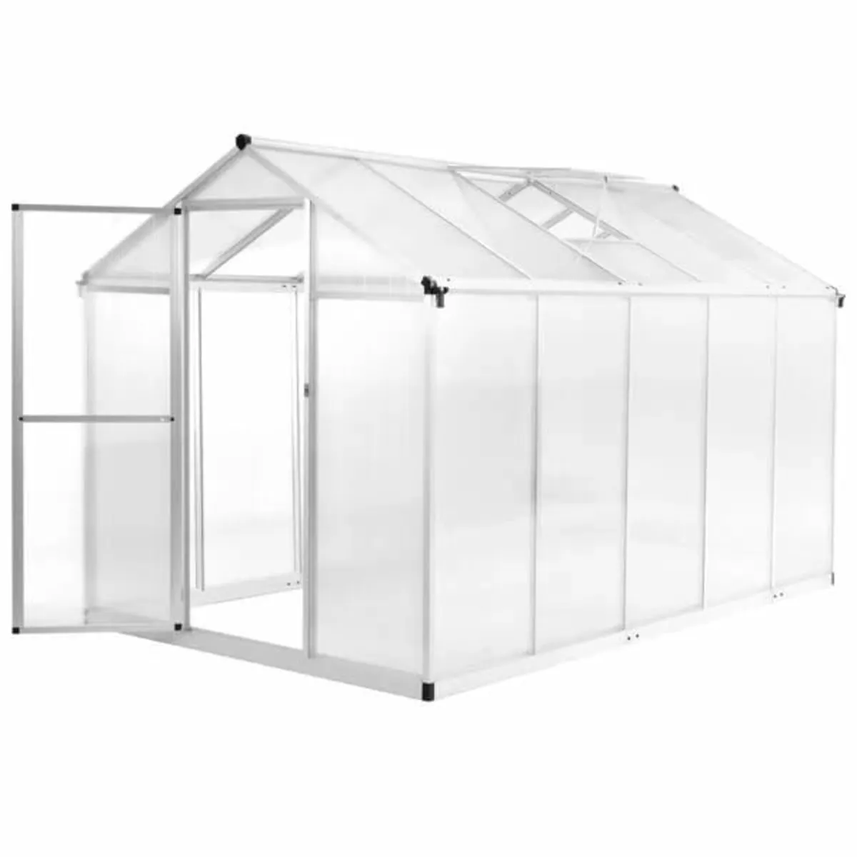 Greenhouse Aluminium 302x190x195 cm 11.19 m³ - Image 1