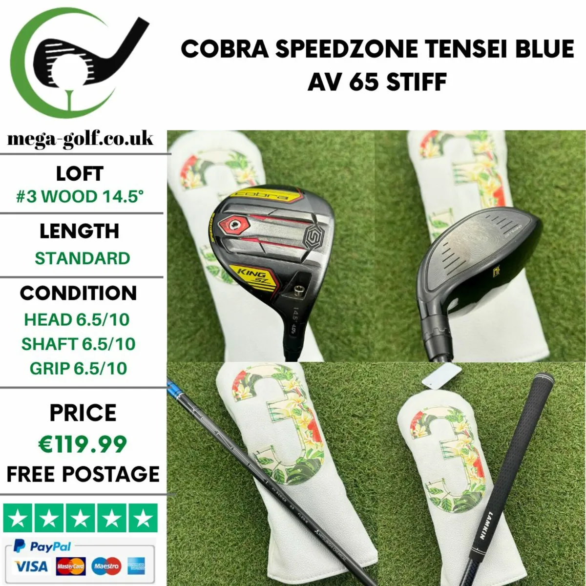 Cobra Speedzone #3 Wood 14.5° / Stiff - Image 1