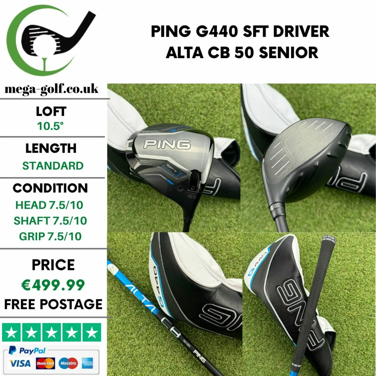 Ping G440 SFT Driver / 10.5° / Alta CB 50 Senior - Image 1