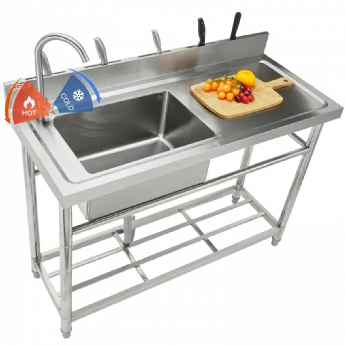 Utility Sink, 1 Compartment Free Standing Small Si - Image 1