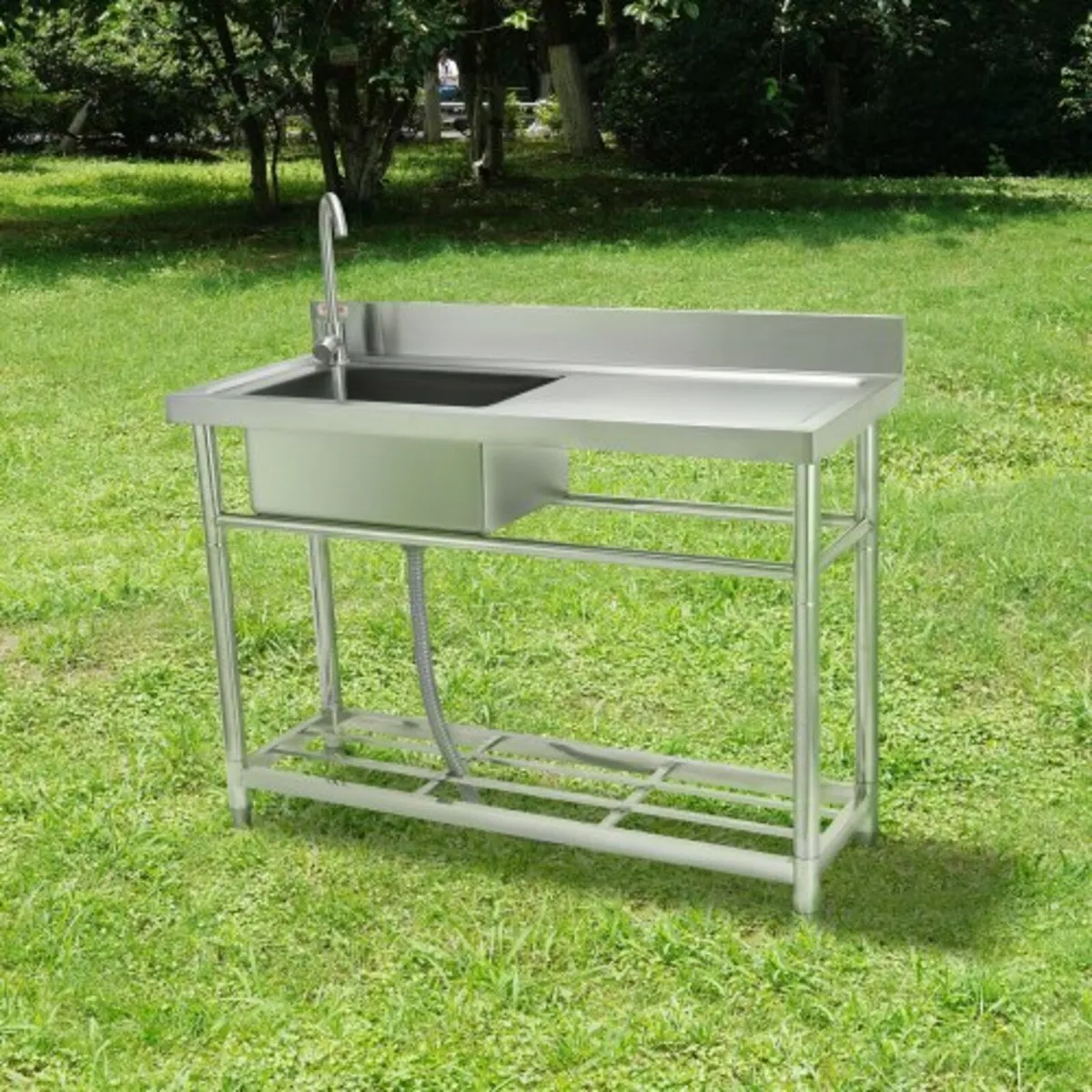 Utility Sink, 1 Compartment Free Standing Small Si - Image 2