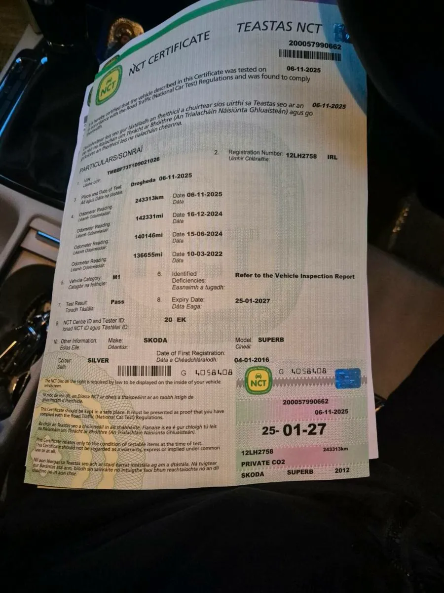 Skoda Superb Fresh Nct - Image 1