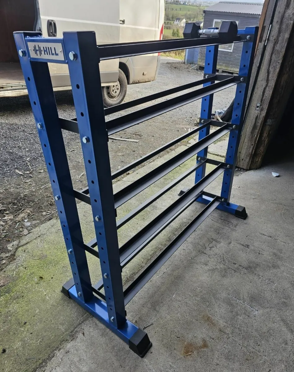 3 Tier Dumbbell Rack Storage Solution -gym weights - Image 3