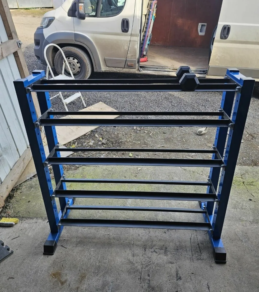 3 Tier Dumbbell Rack Storage Solution -gym weights - Image 4