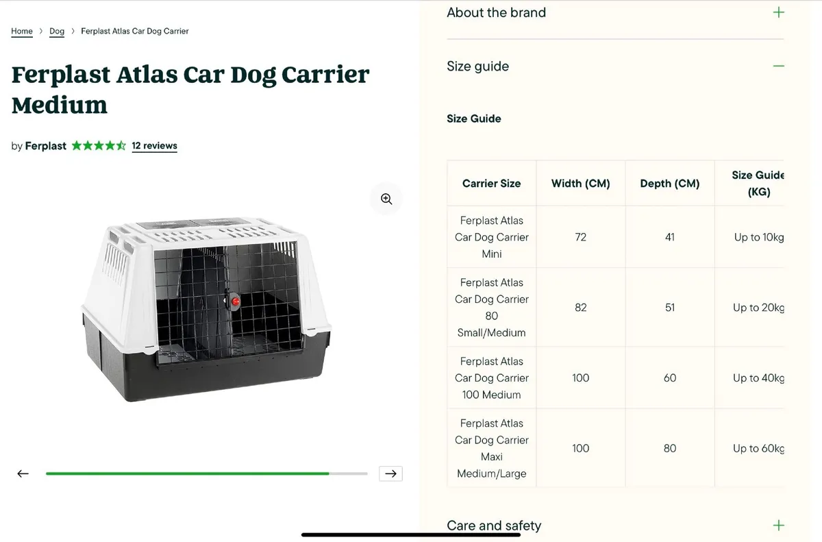 Ferplast Atlas 100 Dog Crate - Image 2