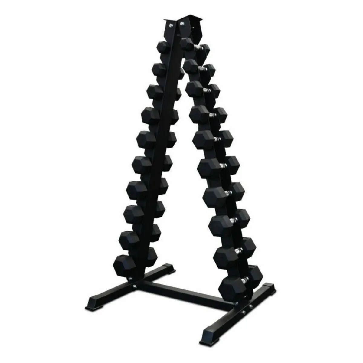 Hex Dumbbell 1-10KG Set - Weights Gym