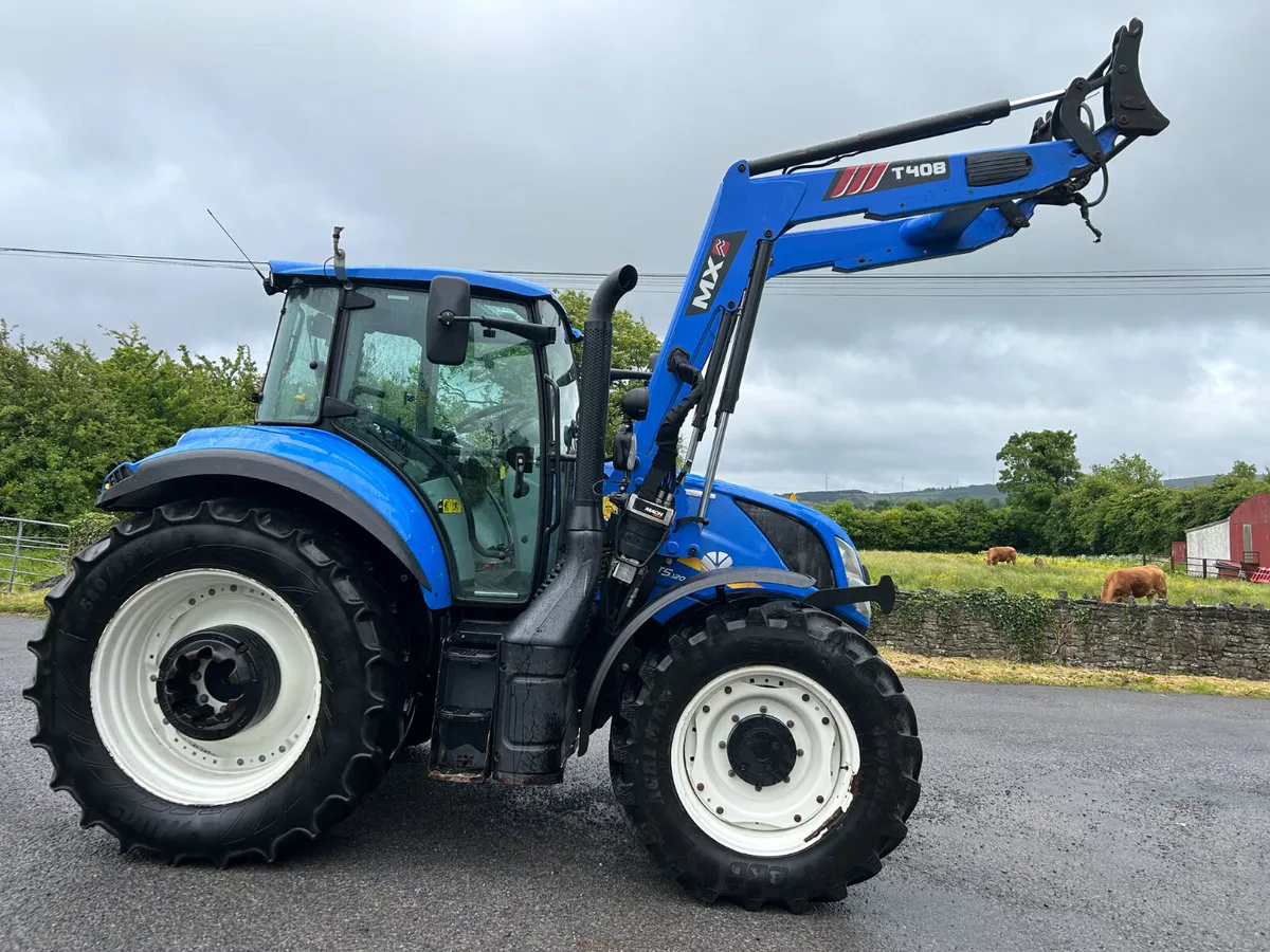 2020 New Holland T5-120 with MX Loader - Image 2