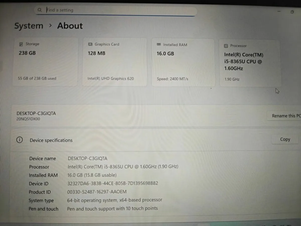 Lenovo ThinkPad X390 Yoga Touchscreen Laptop - Image 2