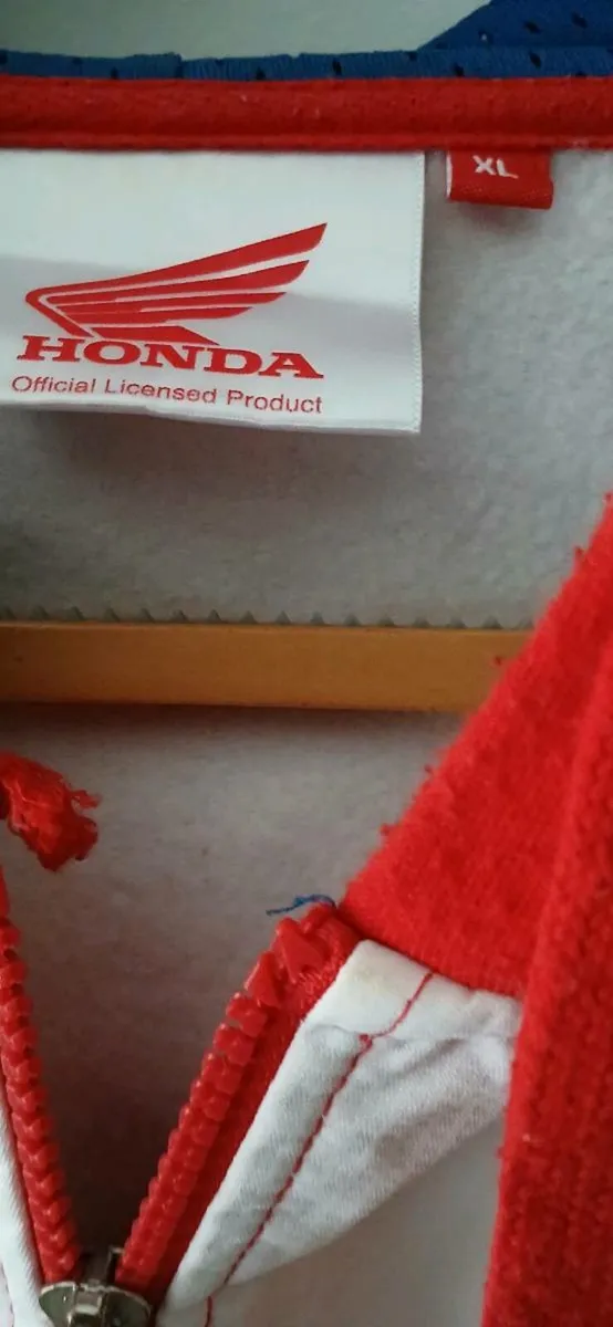 Honda Racing zipped Hoodie - Image 3