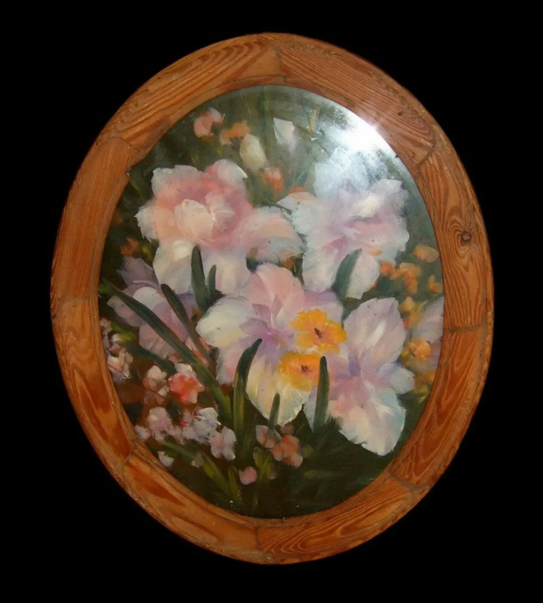 Vintage Original Victorian Signed Oil Painting - Image 4