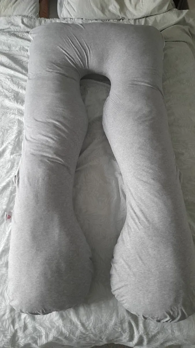 Pregnancy Support Pillow + Covers - Image 1