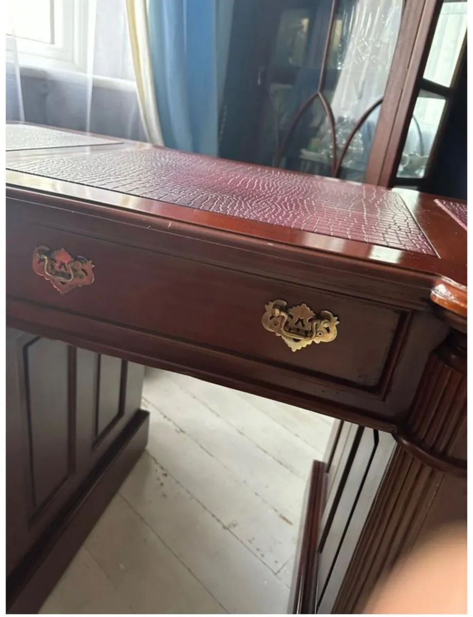 Office mahogany desk - Image 3