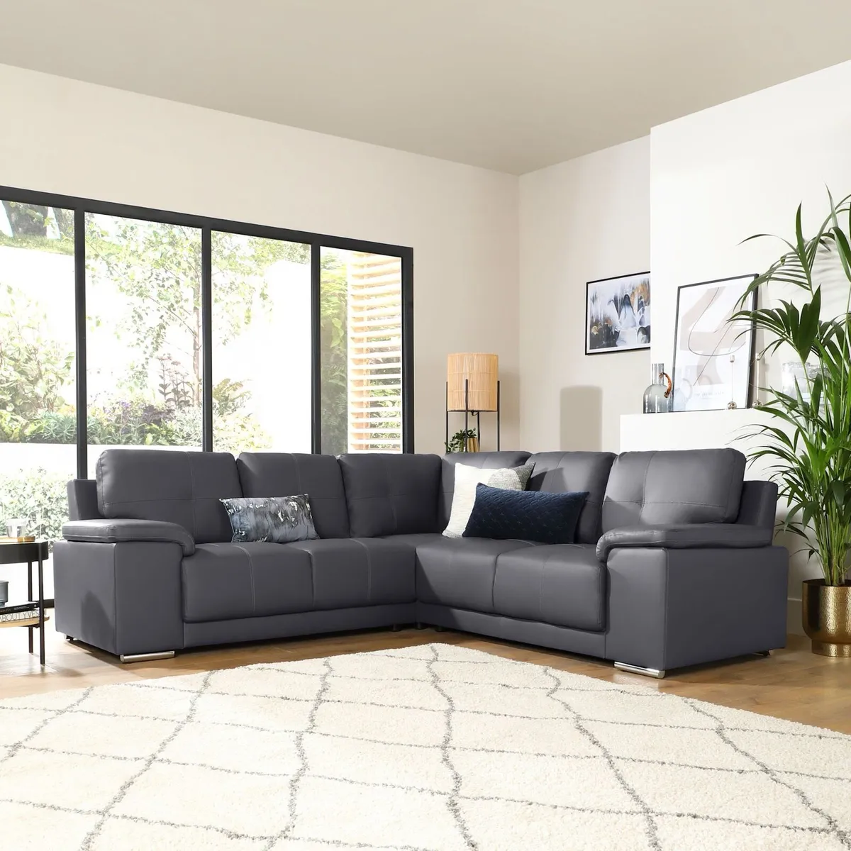 Corner sofa grey