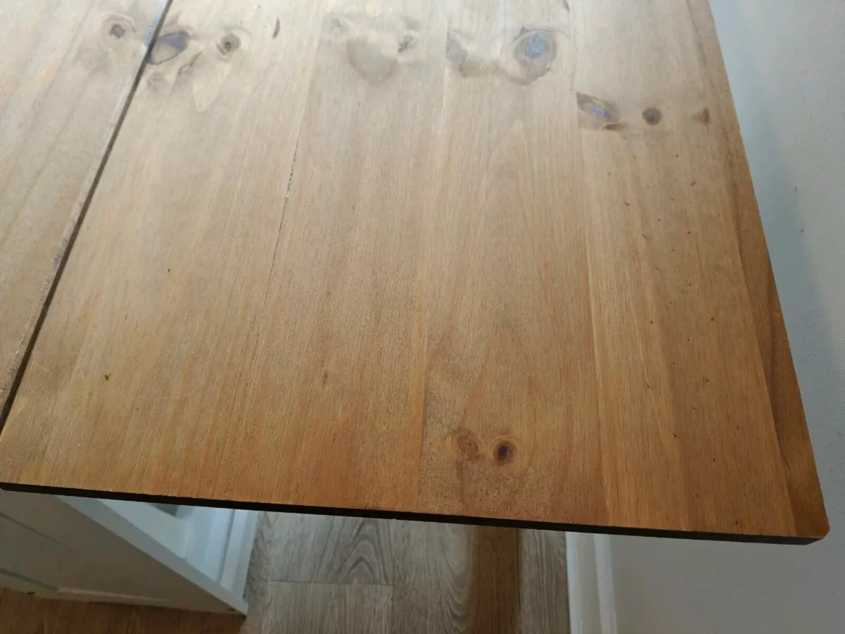 IKEA foldable dining table with 4 chairs - Image 4