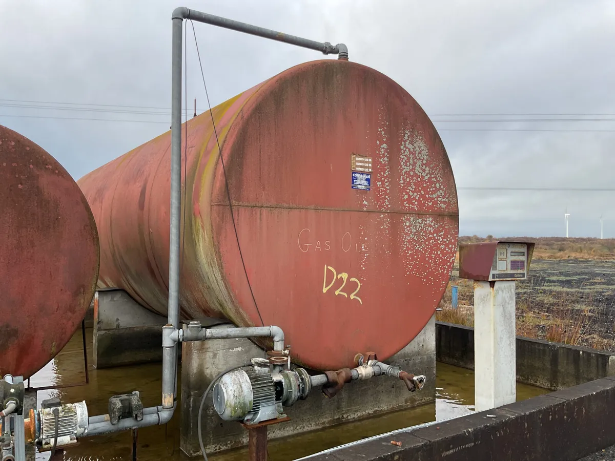 3 x Steel Tanks, Pumps & Meters For Auction - Image 4