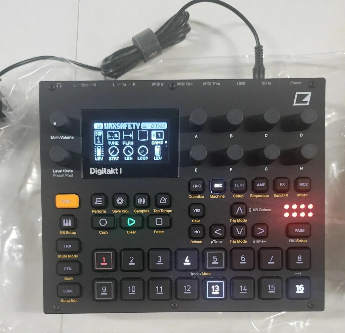 Elektron Digitakt II 16-Track Drum Computer - Image 1
