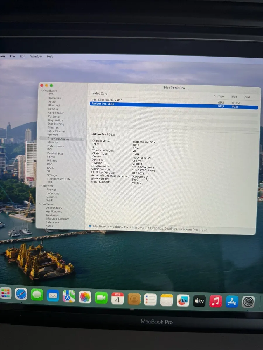 MacBook Pro 15 2019 i7/32GB/256SSD/178c - Image 4