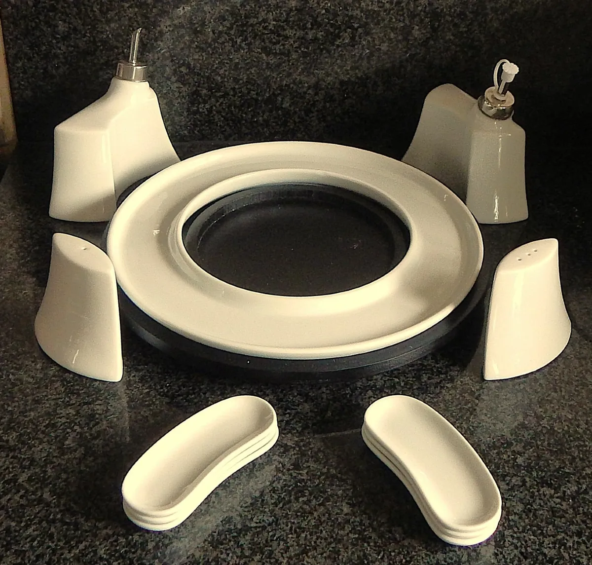 Meadows & Byrne 12 Piece Porcelain Condiment Set - Image 4