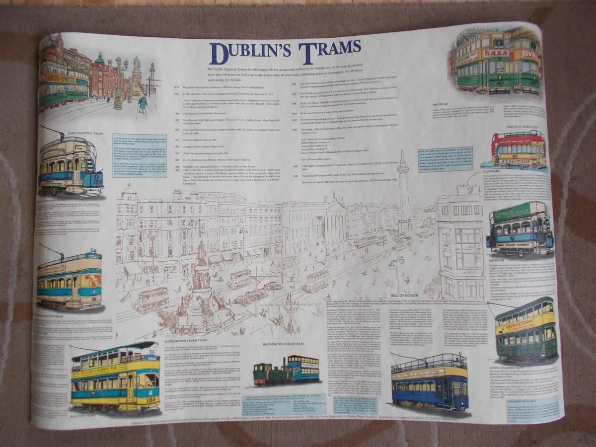 Dublin & Hill of Howth Trams Poster & DVD - Image 1