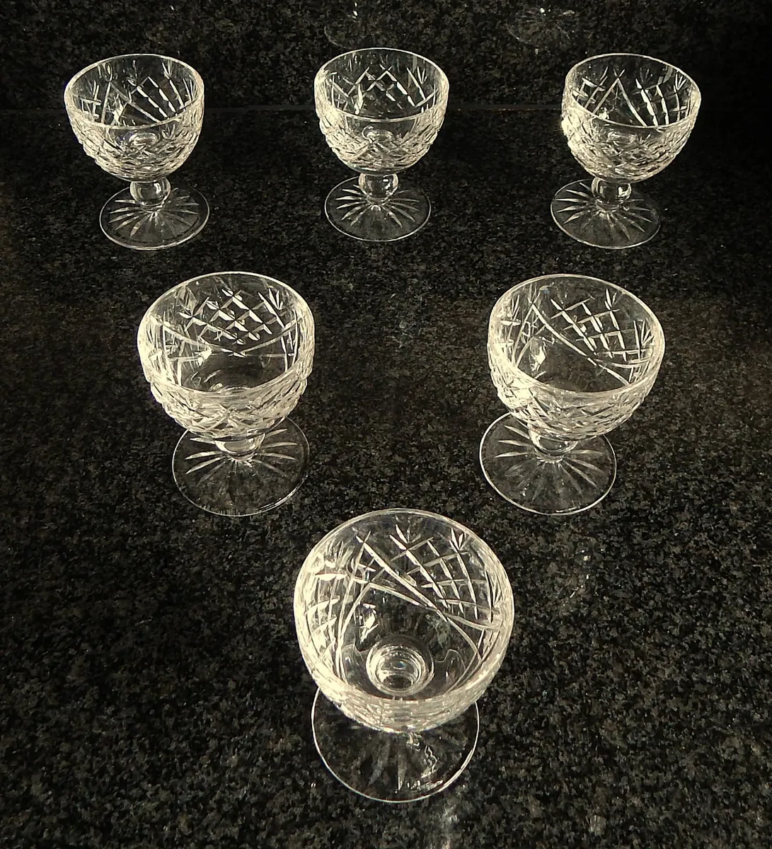 Set of 6 Waterford Crystal Donegal Liqueur Glasses - Image 3