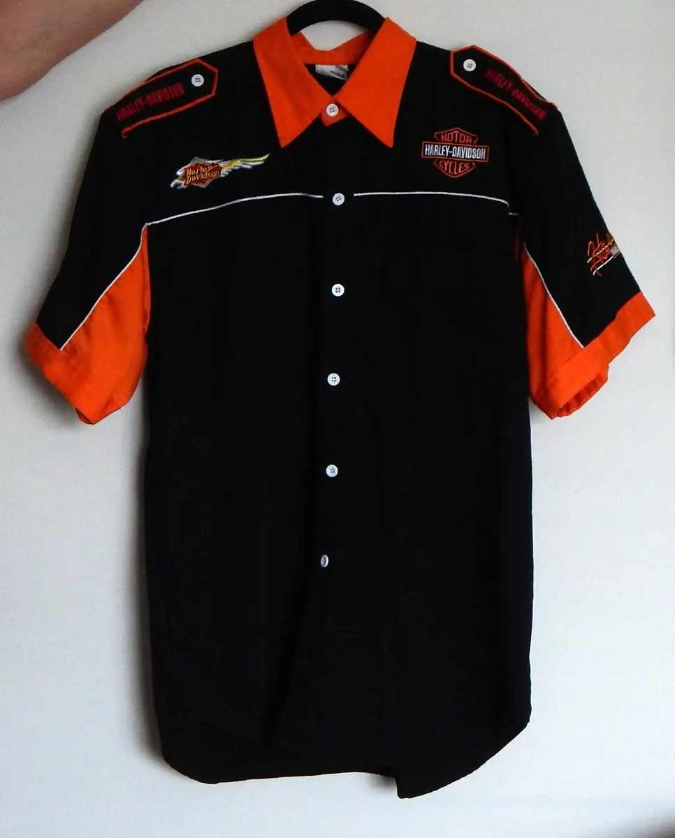 Harley Davidson Shirt, Baseball Cap & Book - Image 3