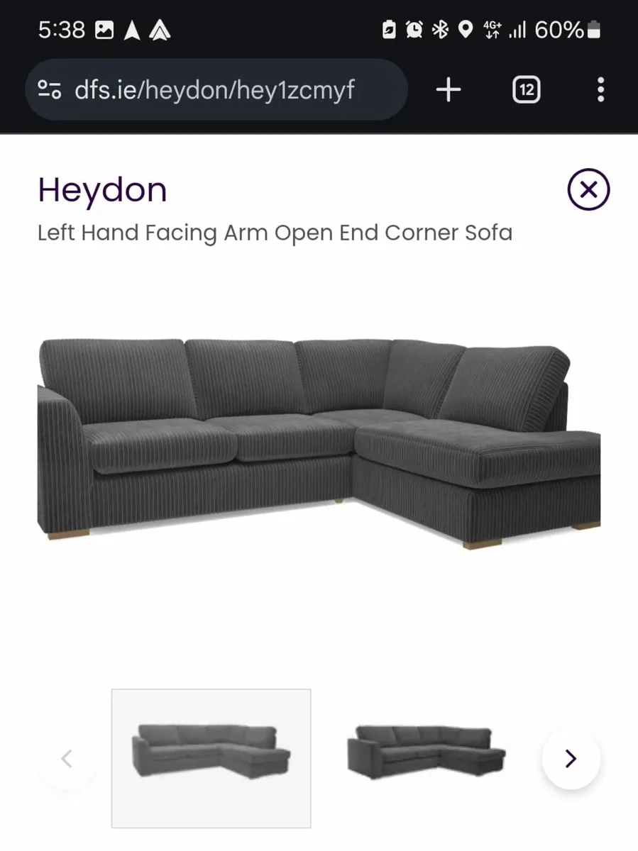 Corner sofa couch - Image 1