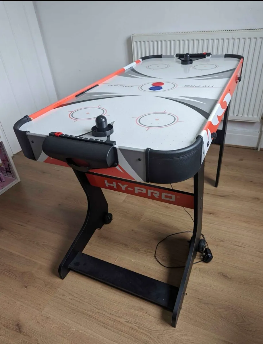 Hy-Pro 4 ft folding air hockey table - Image 1