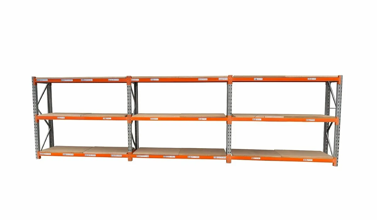 Heavy Duty Longspan Shelving Racking Used - Image 3