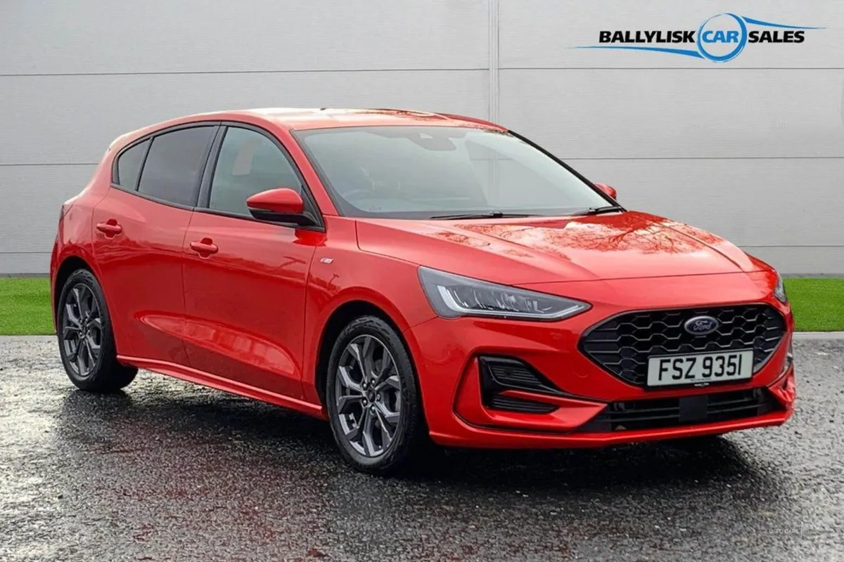 Ford Focus 1.0t 125PS St-line in Race Red With 29 - Image 1
