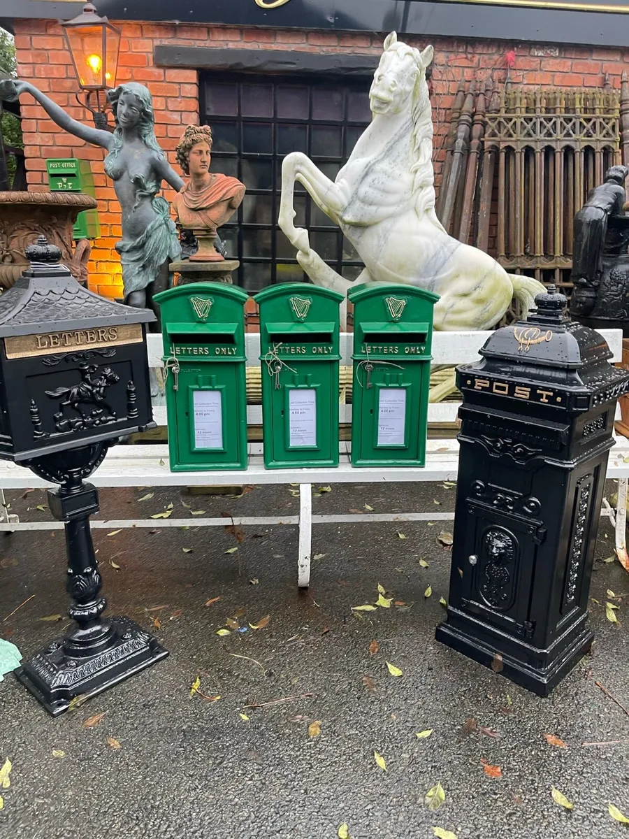 Irish post box building into wall - Image 2