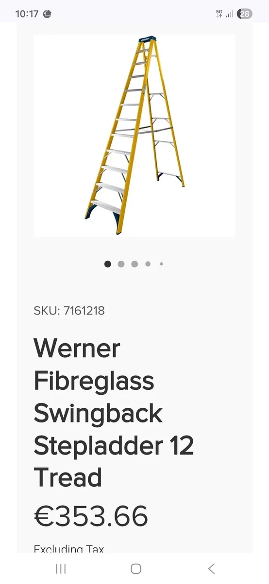 Werner 12 step ladder - Image 2
