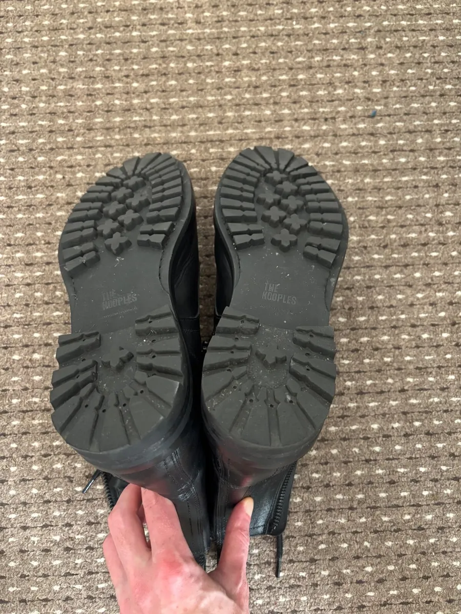 The Kooples Black Leather Boots - Image 2