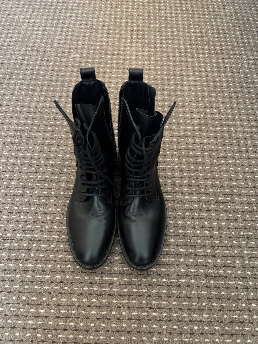 The Kooples Black Leather Boots - Image 3