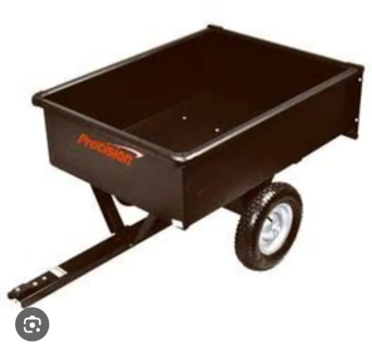 Lawnmower garden trailer