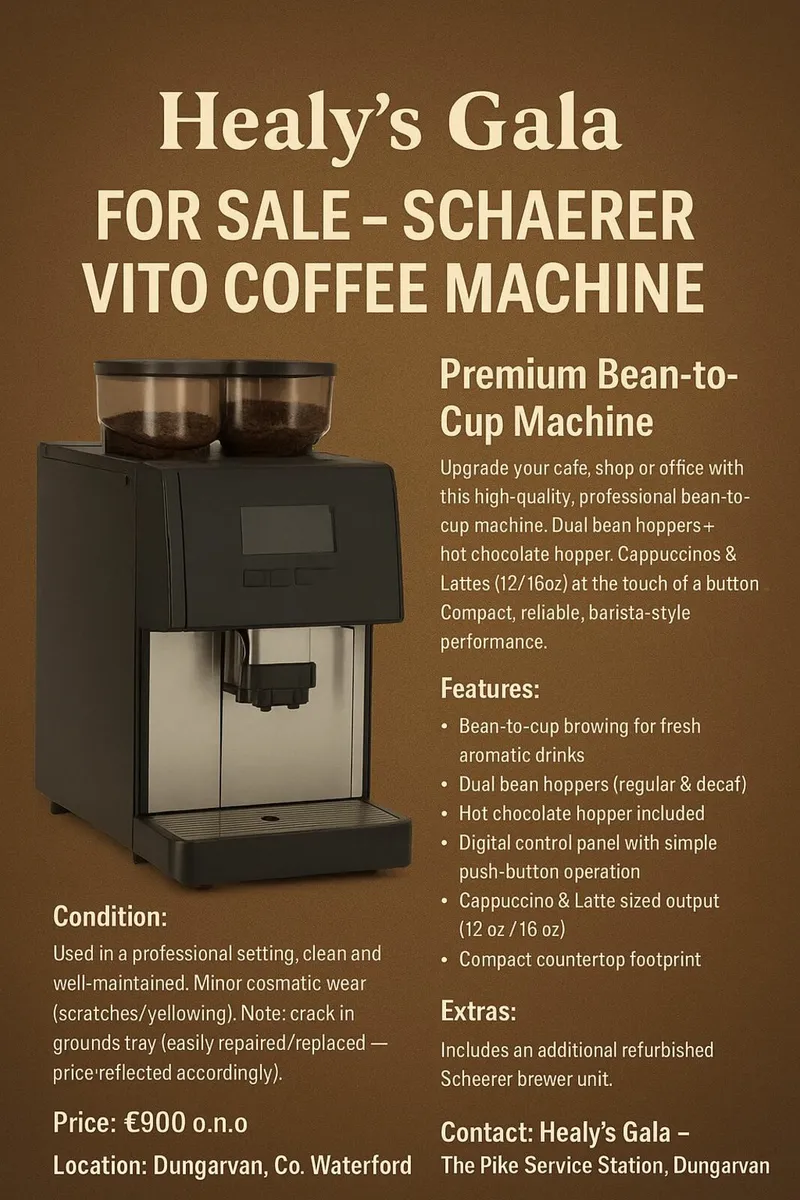 SCHAERER VITO COFFEE MACHINE - Image 1