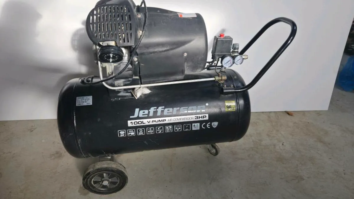 Jefferson 100l Air Conpressor - Image 1