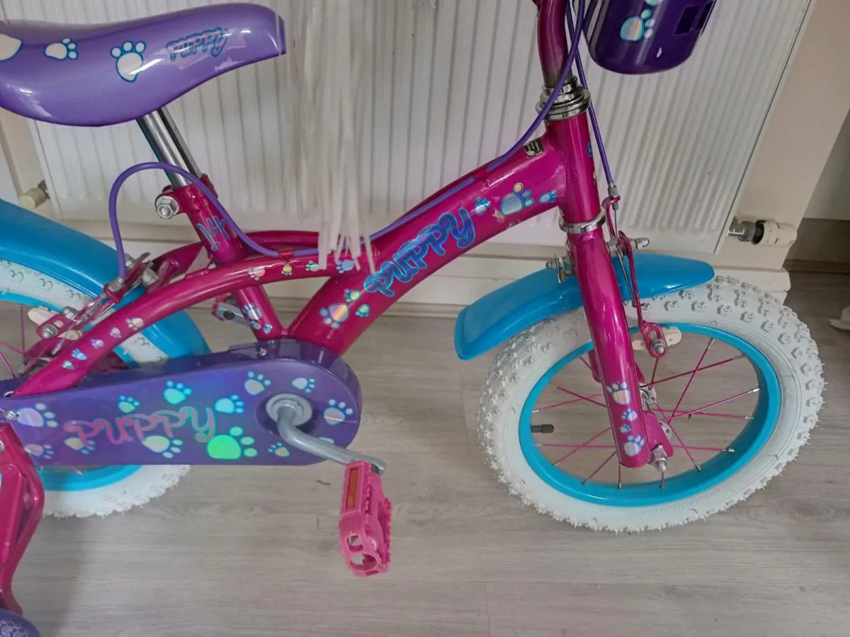 Kids puppy bike size 14 inch wheels. - Image 4
