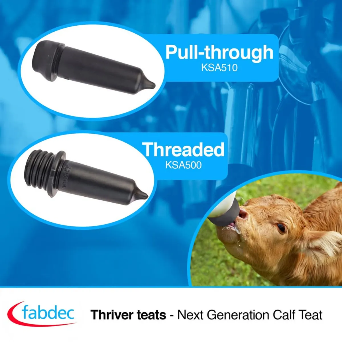 Genuine Skellerup "Thriver" Calf Teats - Image 1